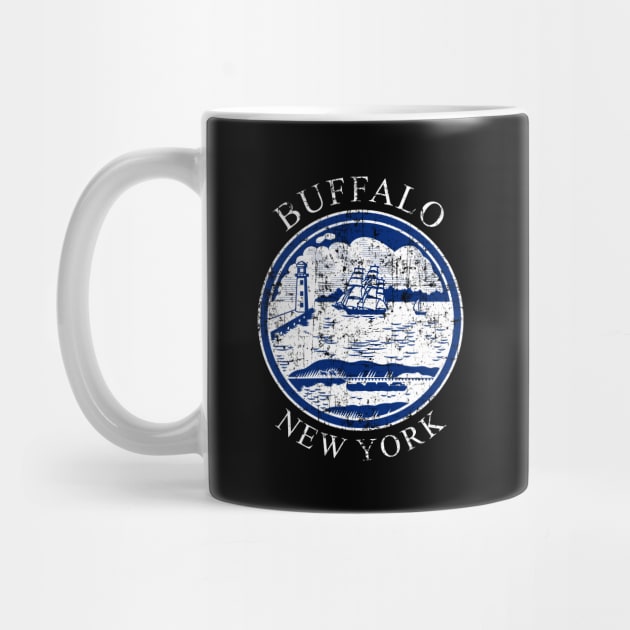 Seal of Buffalo New York - flag symbol logo emblem decal gift by vlada123